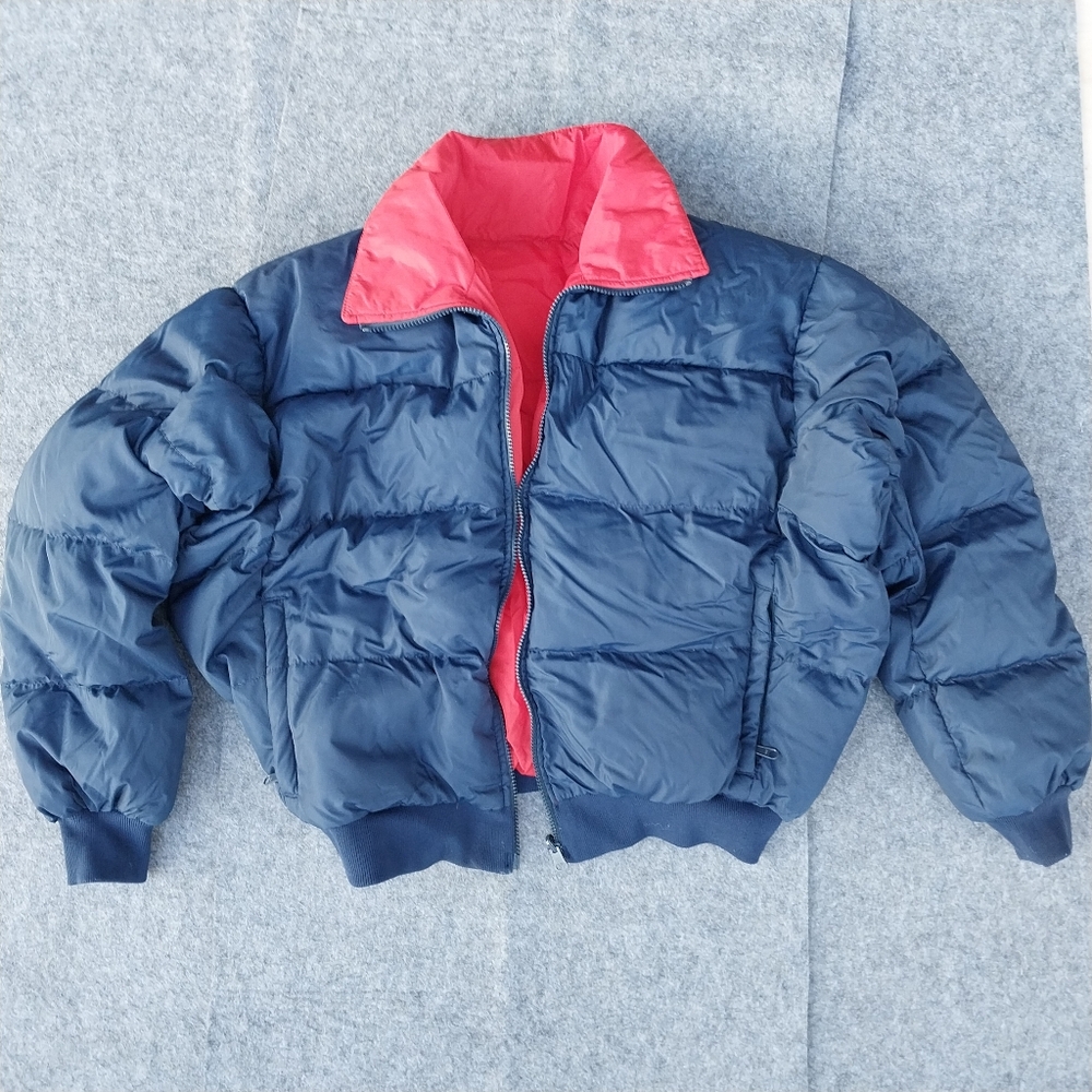 Vintage Reversible Mens Columbia Sportswear Down Puff Coat